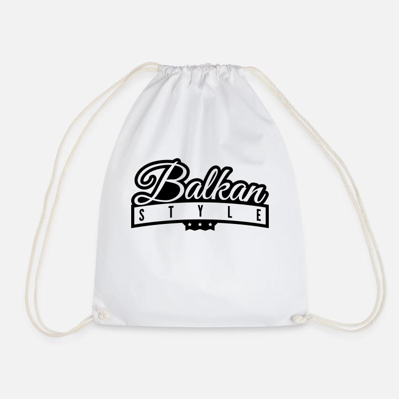 balkan_style_ge1 - Turnbeutel - Weiß