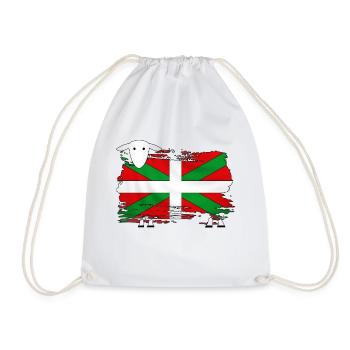 euskal herria - pays basque 51 - Sac de sport léger - blanc - Devant