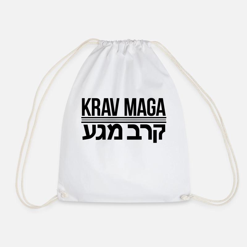 krav maga - Turnbeutel - Weiß