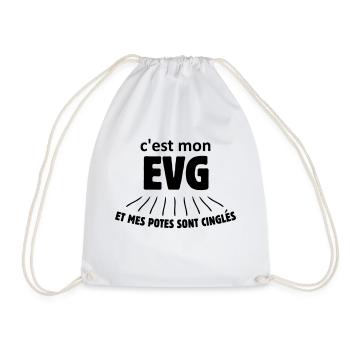 C'est mon EVG - Sac de sport léger - blanc - Devant