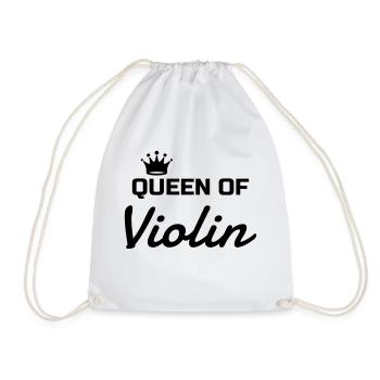 violon violoniste Musique Musicien Concert - Sac de sport léger - blanc - Devant