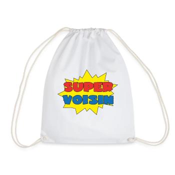 Super voisin - Sac de sport léger - blanc - Devant