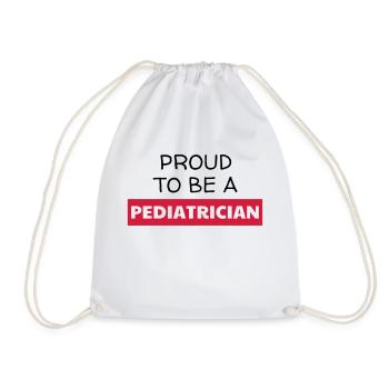 Pediatrician Kinderarzt Pédiatre Doctor Arzt - Drawstring Bag - white - Front