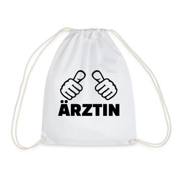 Ärztin - Turnbeutel - Weiß - Vorne