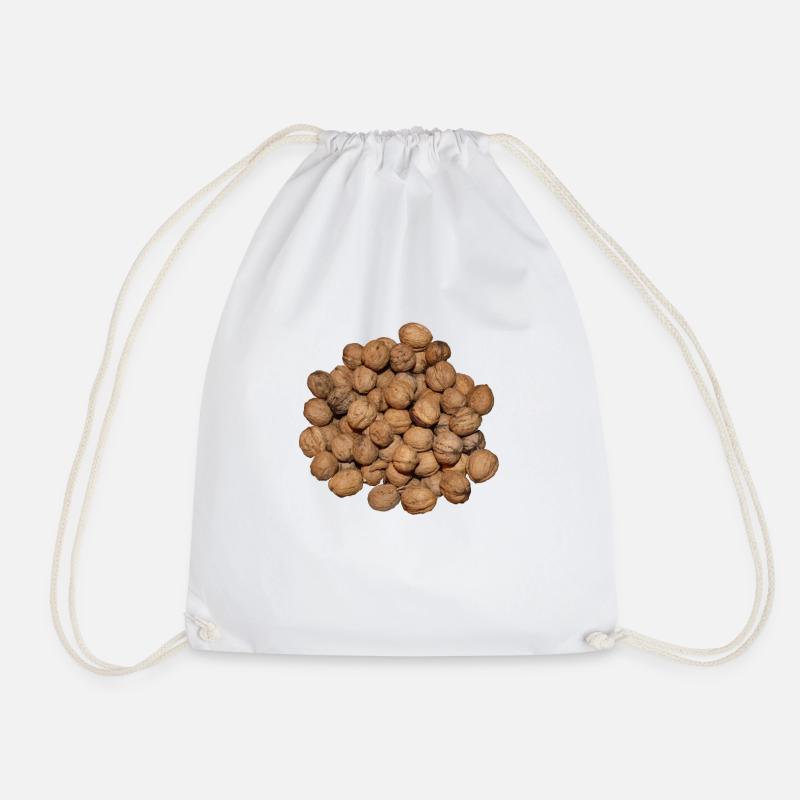 Nuts - Drawstring Bag - white