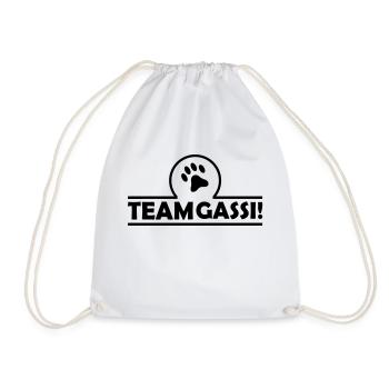 team_gassi_001 - Turnbeutel - Weiß - Vorne