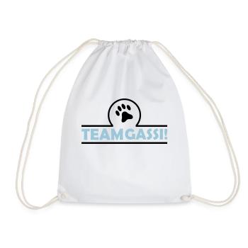 team_gassi_002 - Turnbeutel - Weiß - Vorne