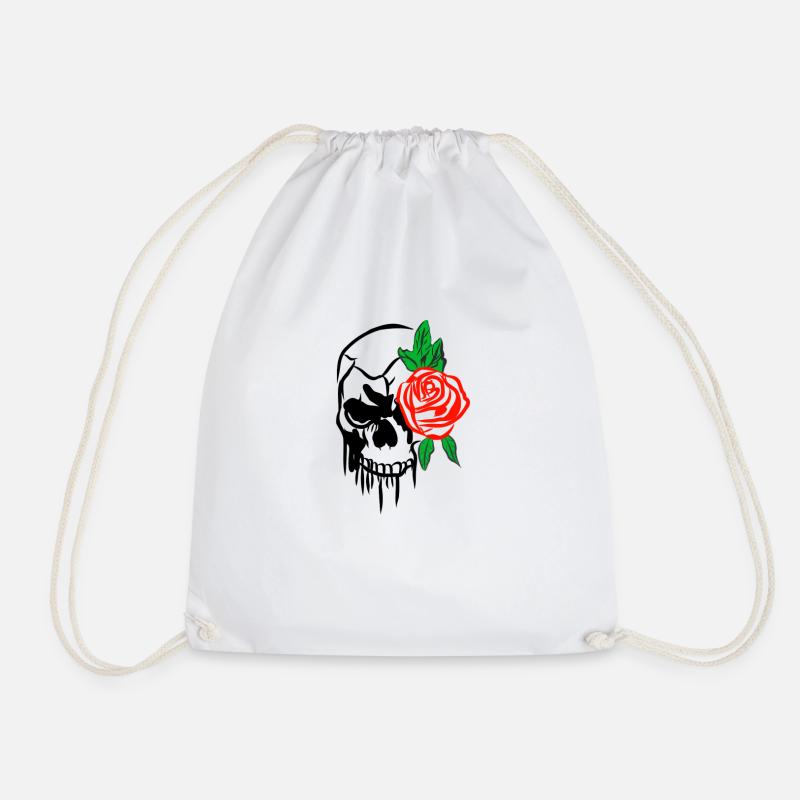 Dead-Rose - Turnbeutel - Weiß