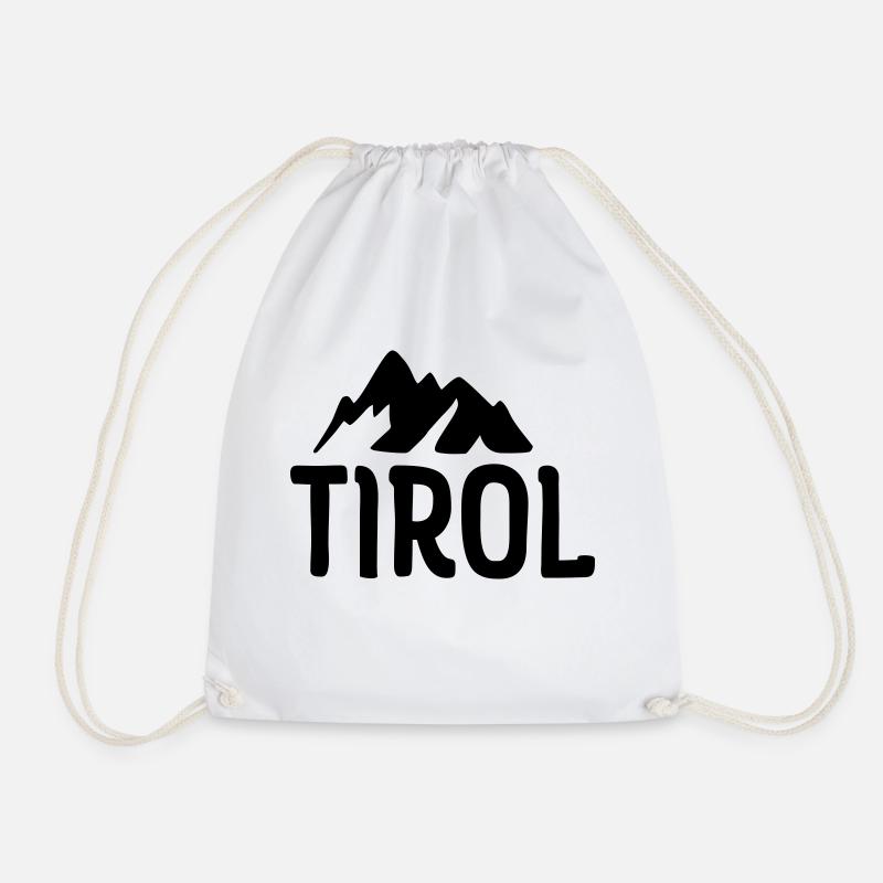 Tirol Berge 2 - Turnbeutel - Weiß