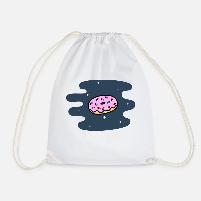 Space Donut - Turnbeutel - Weiß