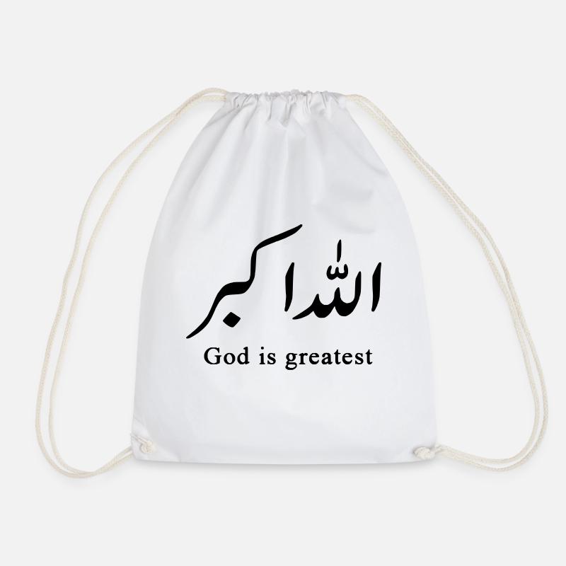 Allahu Akbar - Turnbeutel - Weiß