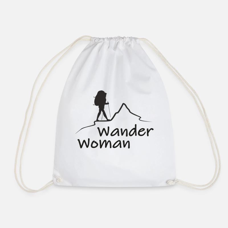 Wander Woman - Turnbeutel - Weiß