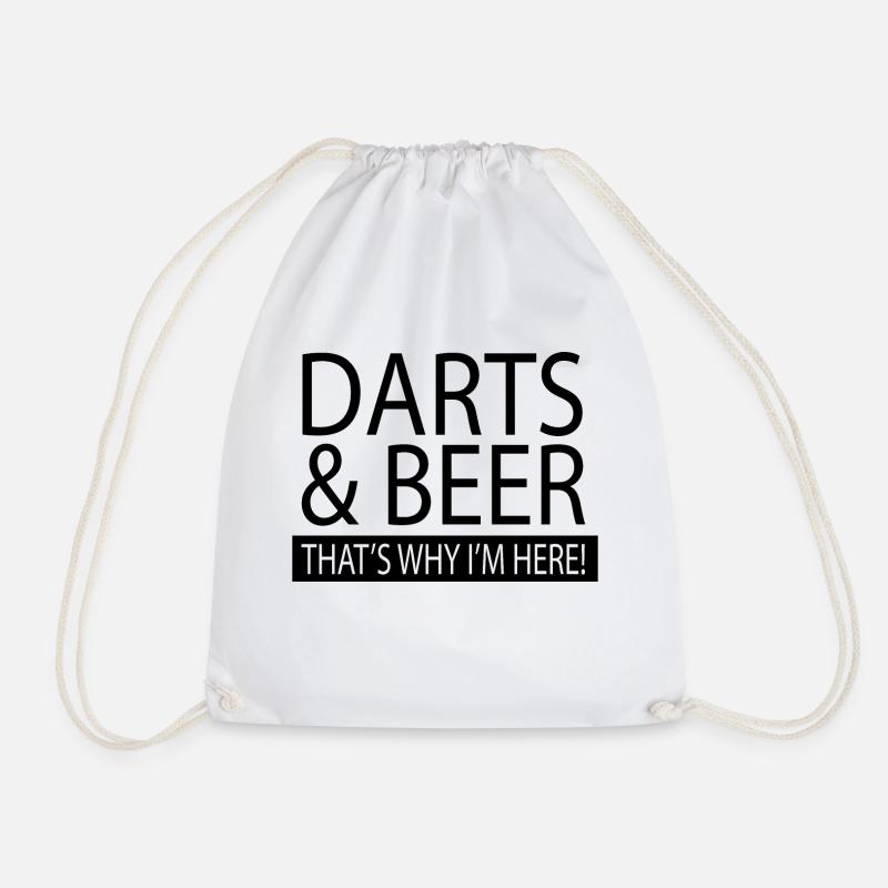 Darts - Turnbeutel - Weiß