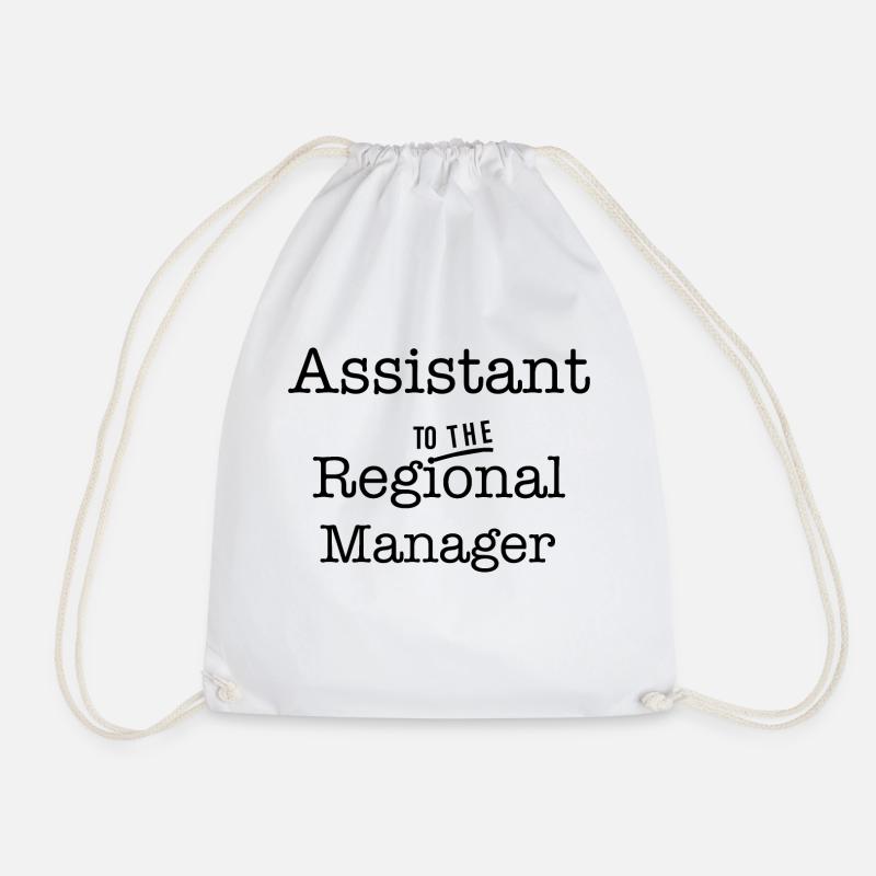 Regional Manager Assistant - Drawstring Bag - white