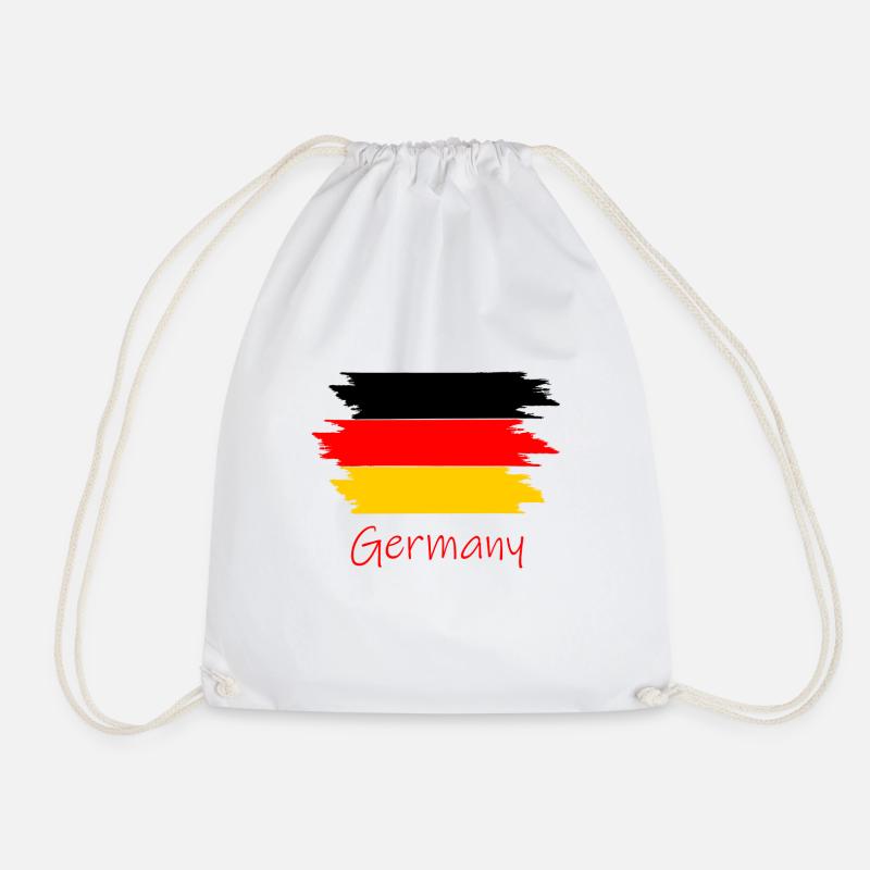 Germany Flagge - Turnbeutel - Weiß