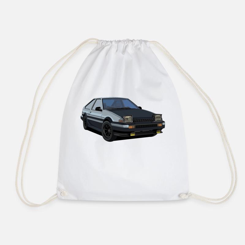 AE86 Trueno - Drawstring Bag - white