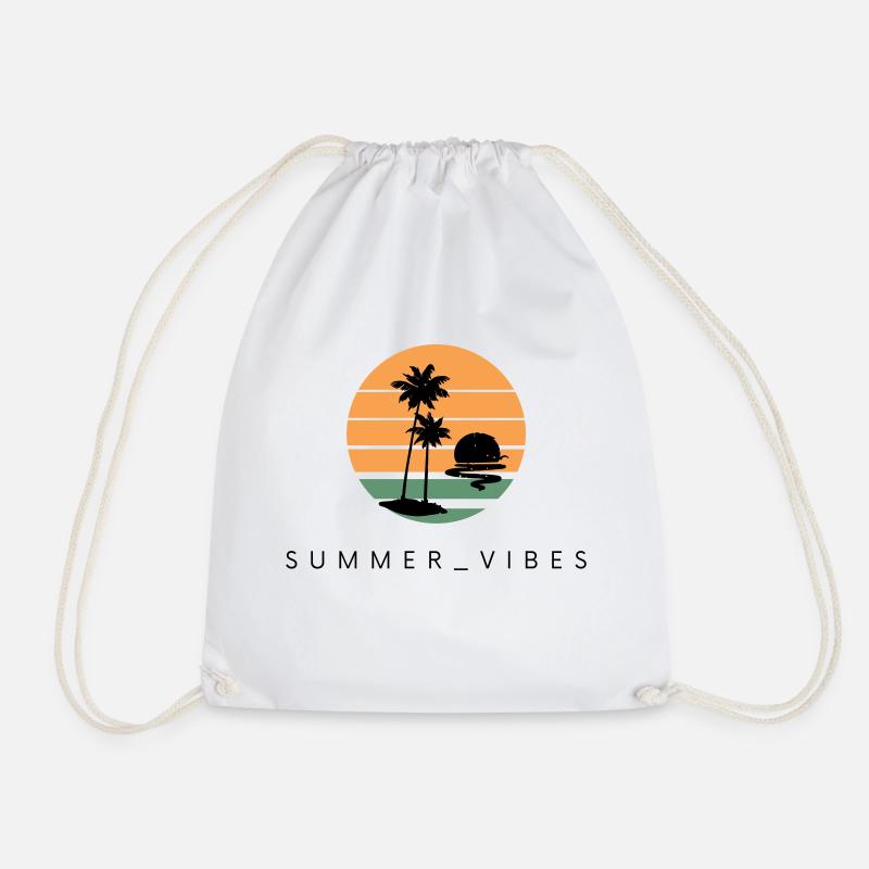 summer vibes - Turnbeutel - Weiß