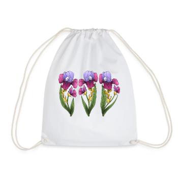 Fleur - Sac de sport léger - blanc - Devant
