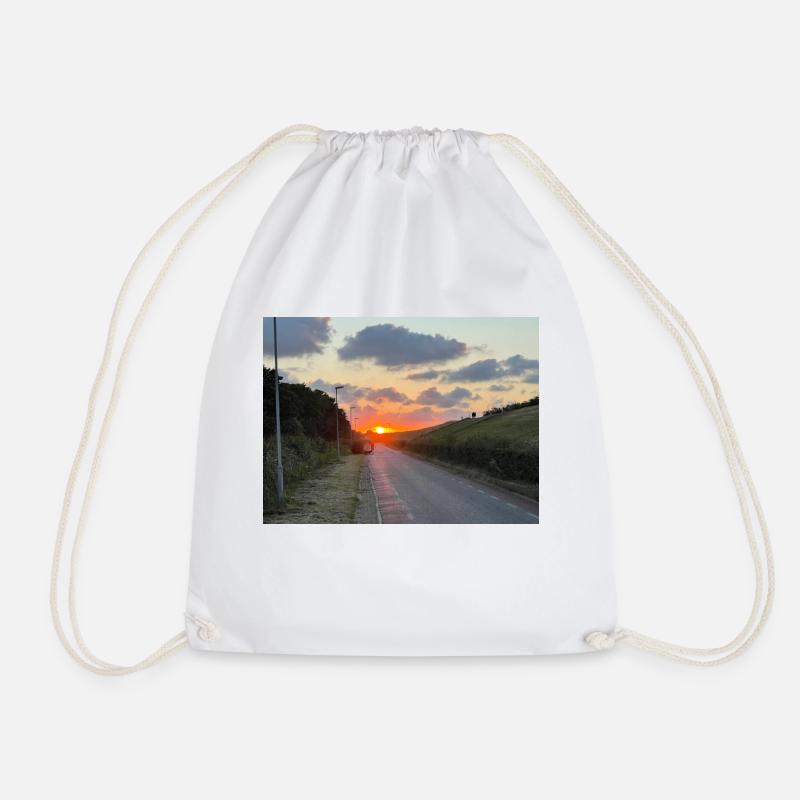 Sonnenuntergang - Turnbeutel - Weiß
