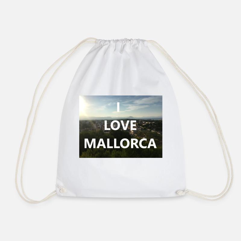 I love Mallorca - Turnbeutel - Weiß