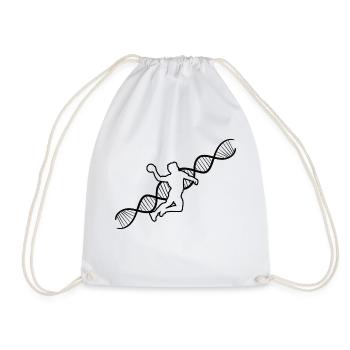 Handball club Handball player Handball player Handball player Handball - Drawstring Bag - white - Front