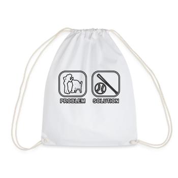 Baseball Lovers Baseball Gift Jeu de baseball - Sac de sport léger - blanc - Devant