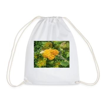 buddleia, buisson de papillons ou lilas d’été 'Sungold' - Sac de sport léger - blanc - Devant