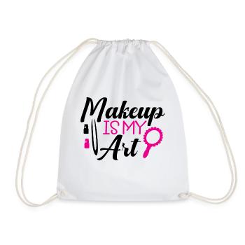 Makeup Is My Art - Turnbeutel - Weiß - Vorne