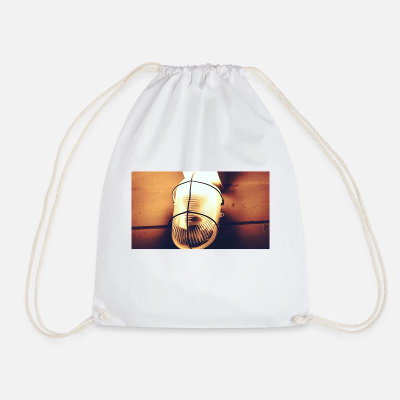 Old light - Drawstring Bag - white