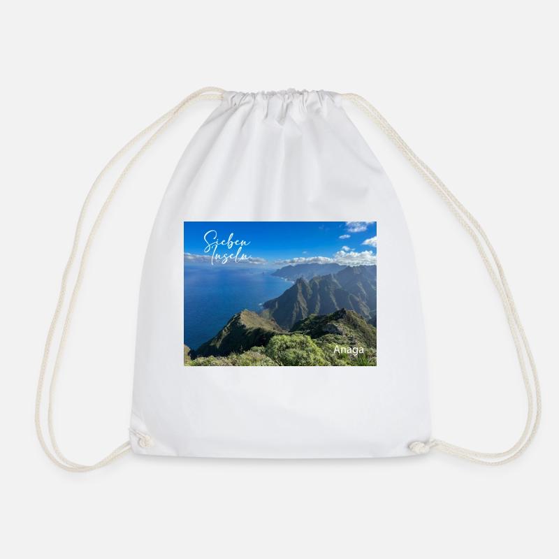 Teneriffa Anaga - Turnbeutel - Weiß