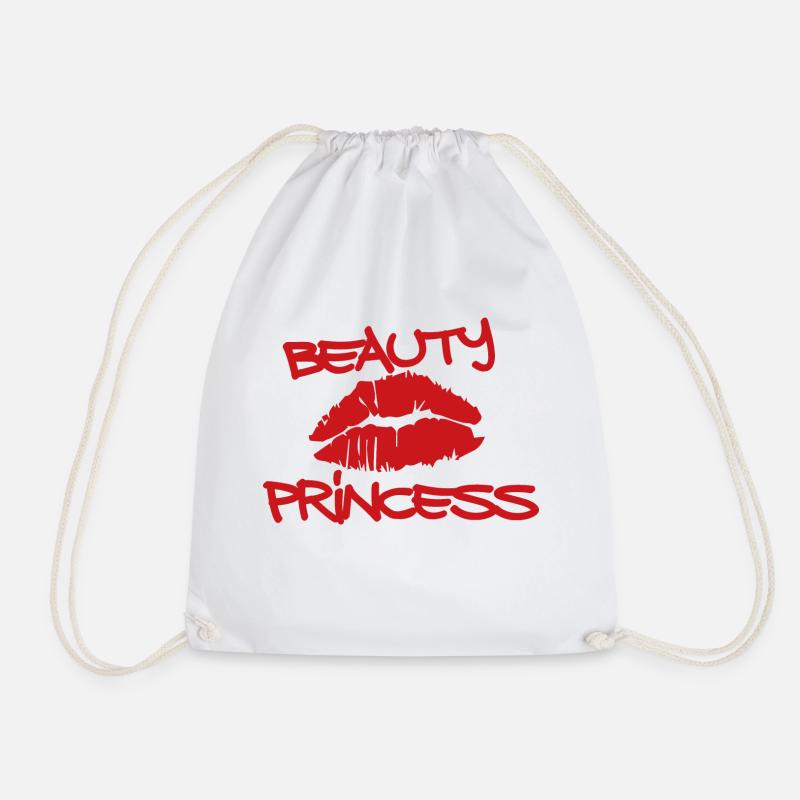 BEAUTÉ Princesse Graffitti Design - Sac de sport léger - blanc