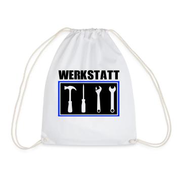 werkzeug werkstatt - Turnbeutel - Weiß - Vorne