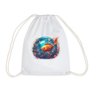 Sunfish Reflections - Drawstring Bag - white - Front