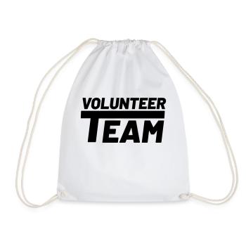 Volunteer Team - Drawstring Bag - white - Front