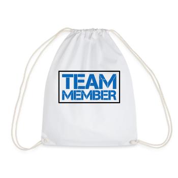 Team Member - Drawstring Bag - white - Front