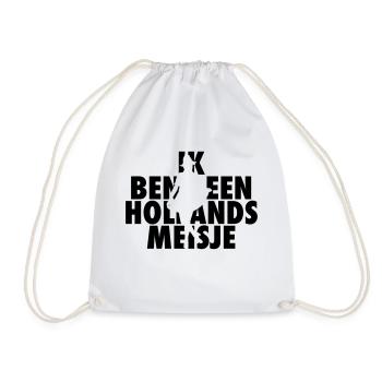 Ik been an holland meisje - Turnbeutel - Weiß - Vorne