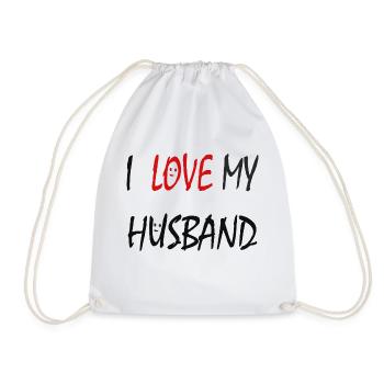 J’aime mon mari - Sac de sport léger - blanc - Devant