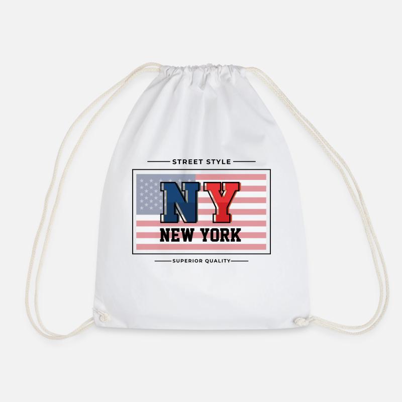 New York - Turnbeutel - Weiß