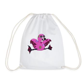 Flamant - Sac de sport léger - blanc - Devant