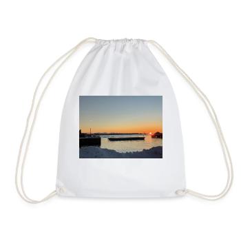 Lofoten-Sonnenuntergang - Turnbeutel - Weiß - Vorne