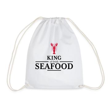 king of Seafood - Turnbeutel - Weiß - Vorne