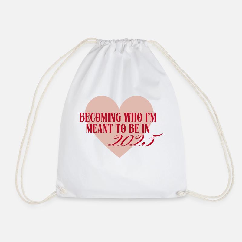 Manifestation 2025 - Drawstring Bag - white