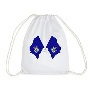 Deux drapeaux ont traversé le Maine - Sac de sport léger - blanc - Devant