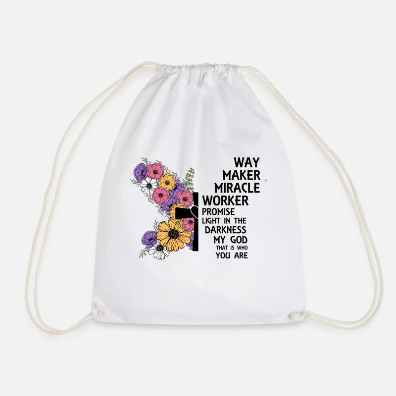 Waymaker - Turnbeutel - Weiß