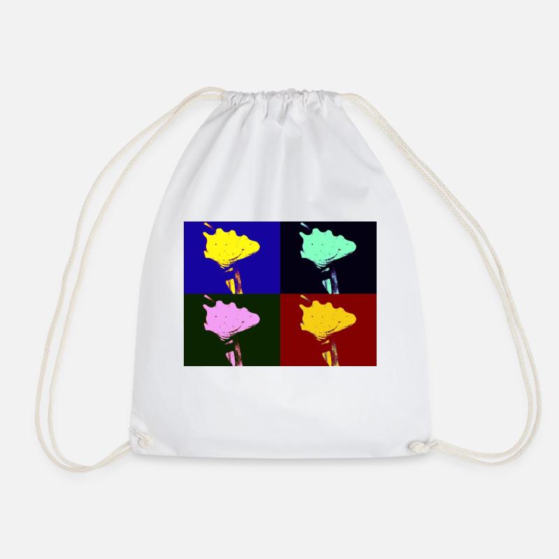 Shell Imagination - Drawstring Bag - white