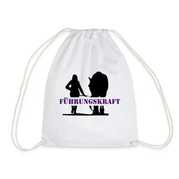 Pferd - Drawstring Bag - white - Front
