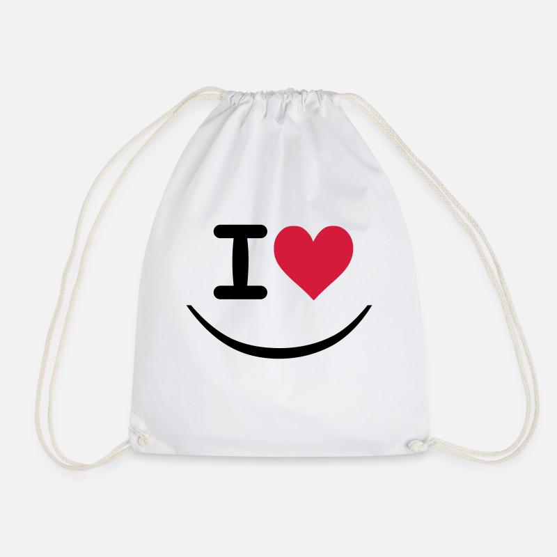 ich love - Turnbeutel - Weiß