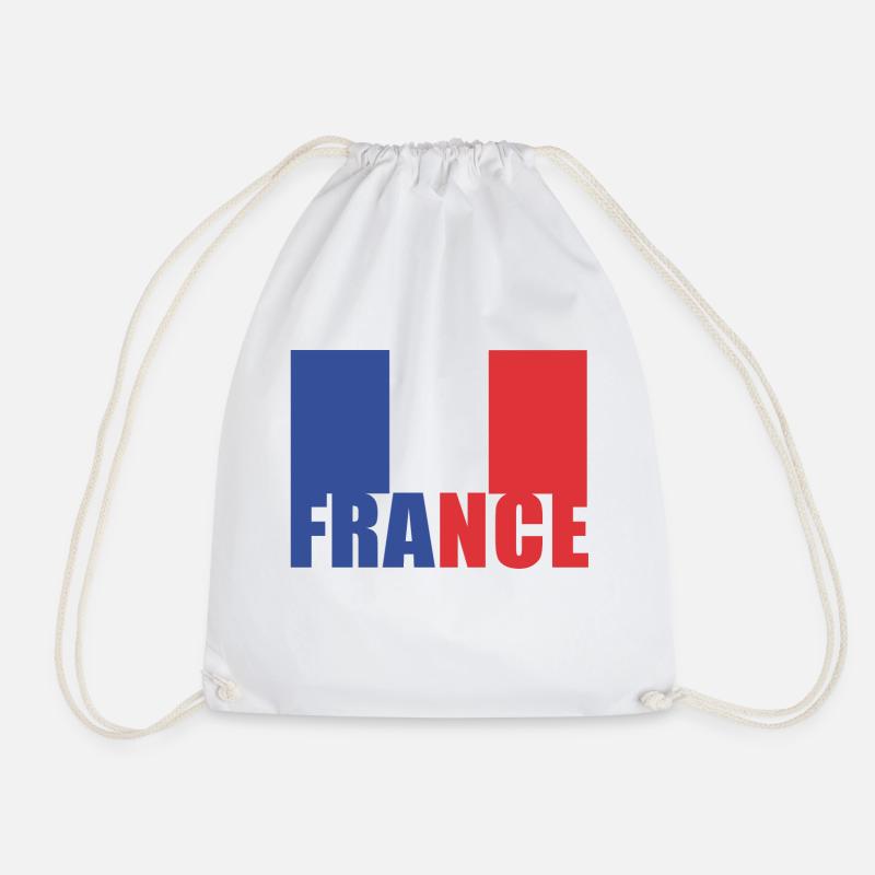 Drapeau français - Sac de sport léger - blanc