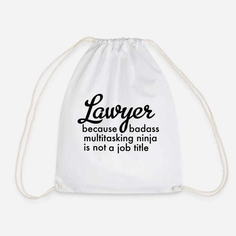 lawyer - Turnbeutel - Weiß