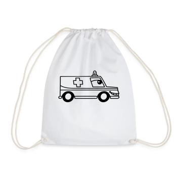 toon_ambulance - Sac de sport léger - blanc - Devant